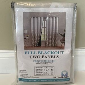 Full Blackout Panels w/Grommet Top